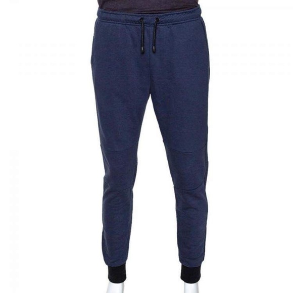 Fendi Navy Blue Knit Monster Eye Cuff Detail Track Pants (M1) - Picture 1 of 6